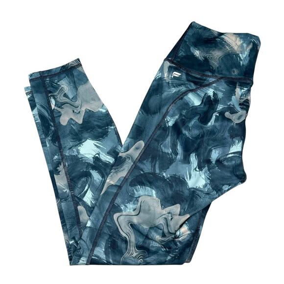 Fabletics Define PowerHold® High-Waisted 7/8 Legging Marbling Pine XS NWT - Picture 5 of 10